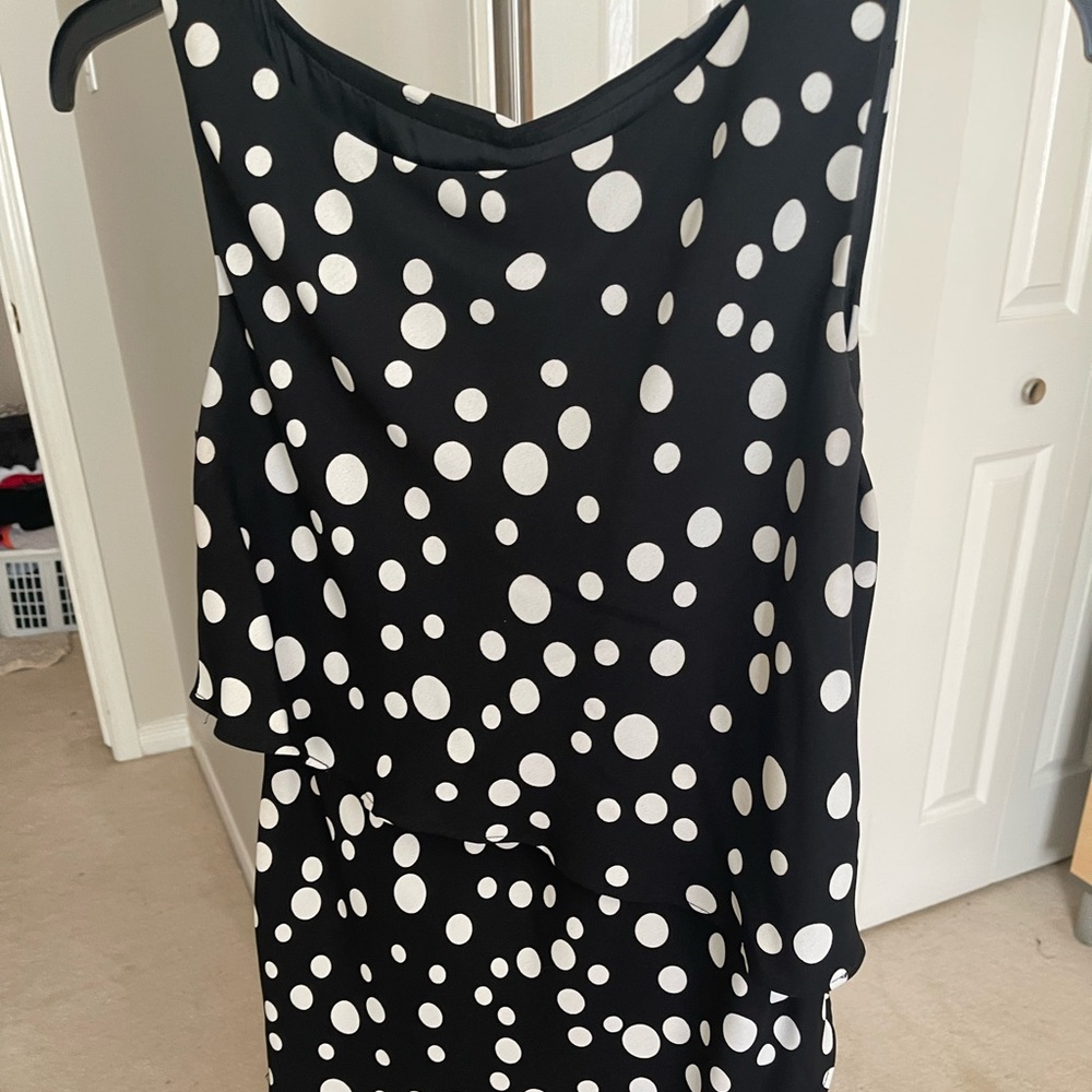 Black and White Polka Dot Dress